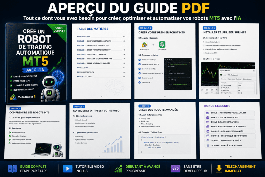 Aperçu du guide des robots automatique MT5