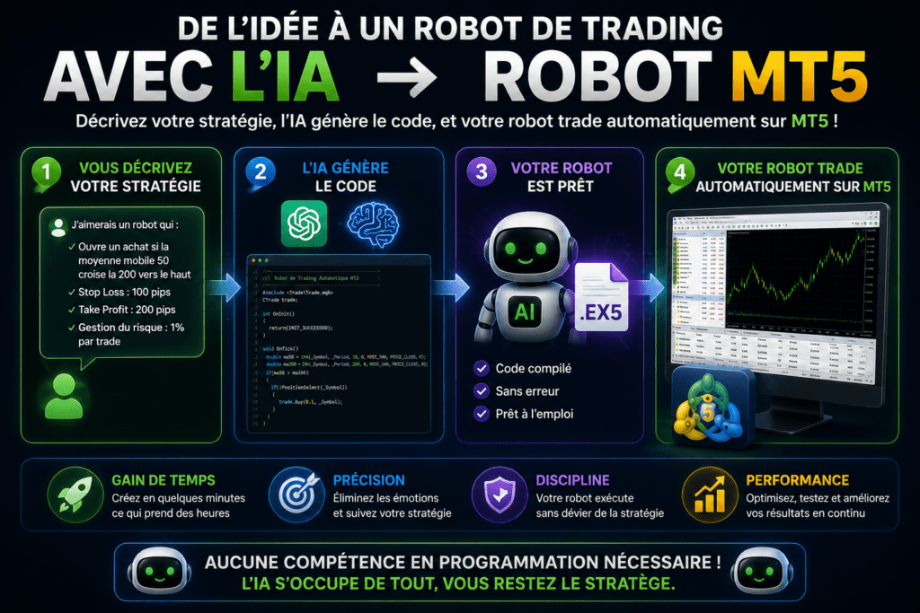 création robot de trading automatique avec IA