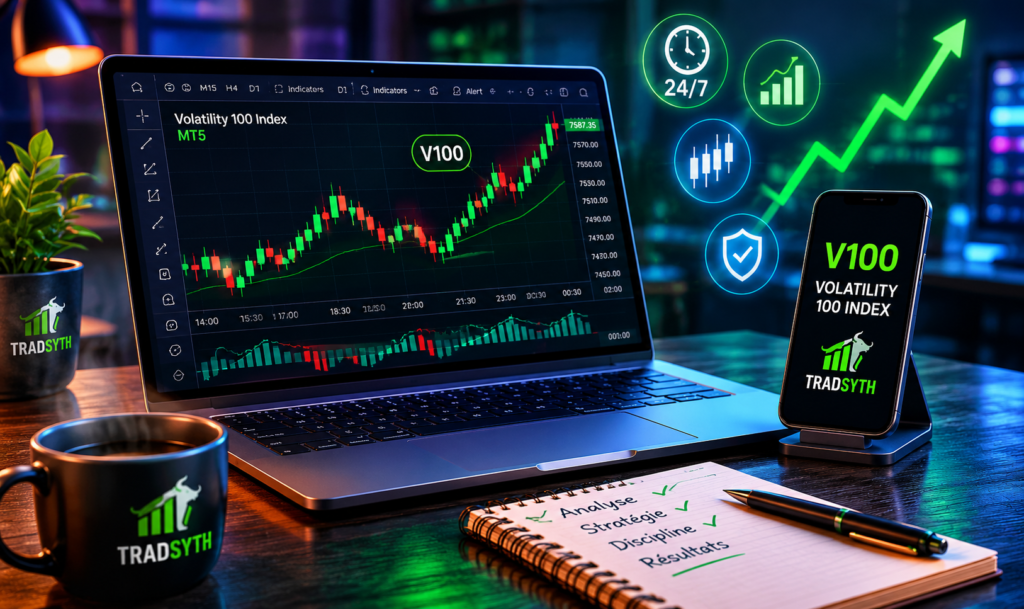 Trader le Volatility 100 Index sur MT5